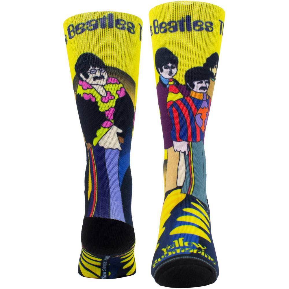 The Beatles - Yellow Submarine Band Sublimation Socken - Gelb/Mehrfarben